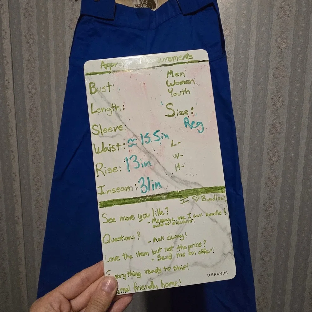 North Face Pants Reg Snow Pants High Waisted Blue Gore-Tex VTG Brown Label USA